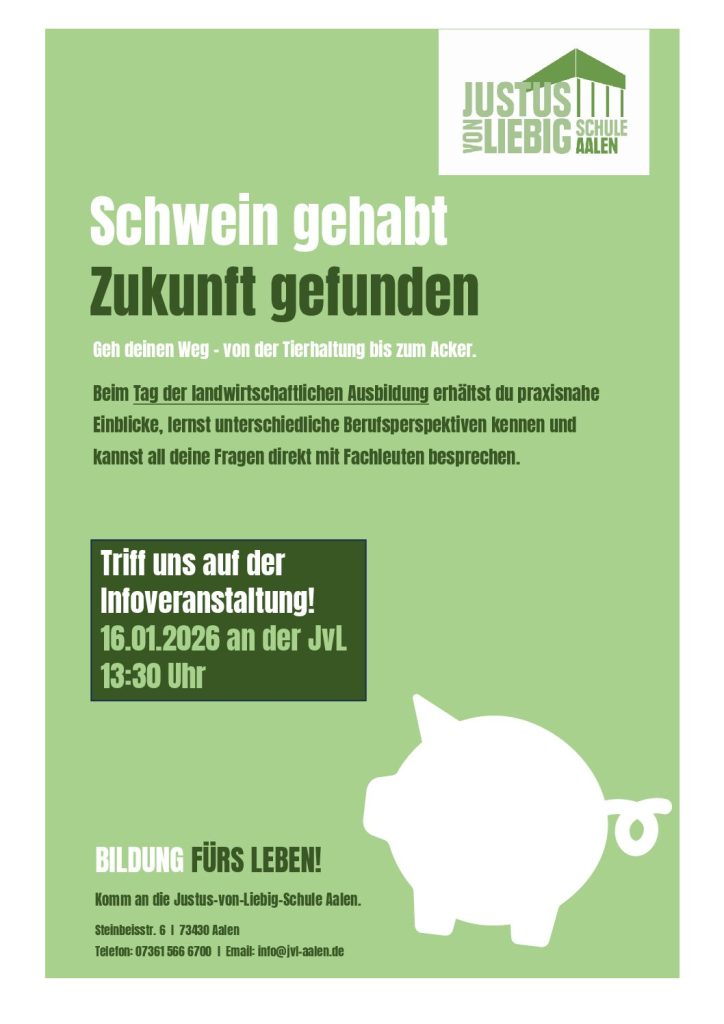 Schwein gehabt - Zukunft gefunden